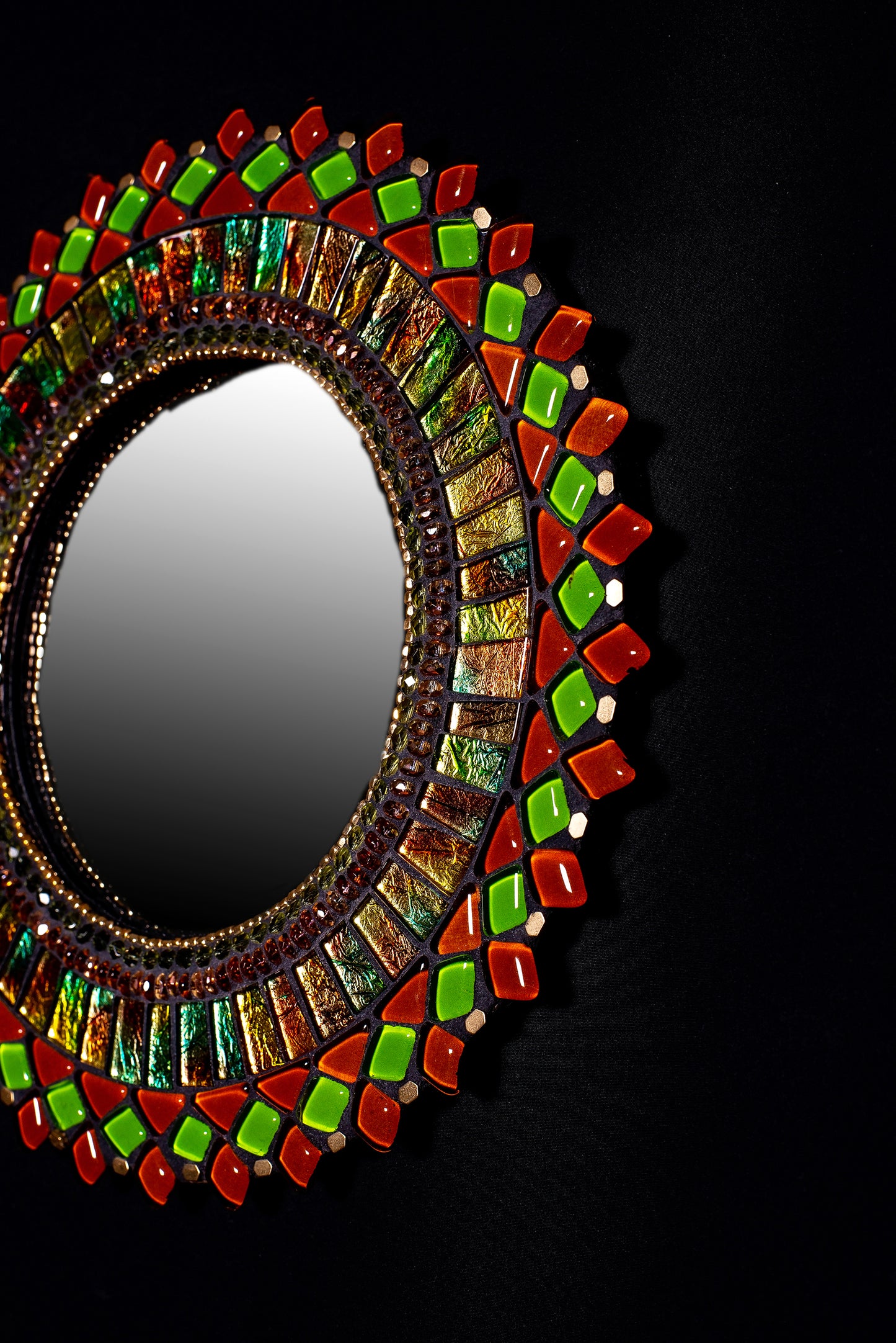"That 70's Mirror" 10-inch Mosaic Mirror